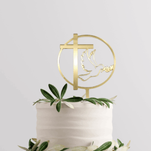 Cake Topper für die Kommunion aus Acryl oder Holz