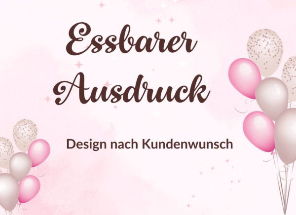 Essbarer Ausdruck – Individuelles Design nach Kundenwunsch
