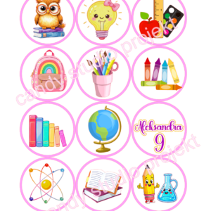 Essbarer Druck – Schulmotive für Muffins